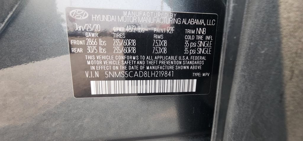 Used 2020 Hyundai Santa Fe Limited AWD/4WD image 15