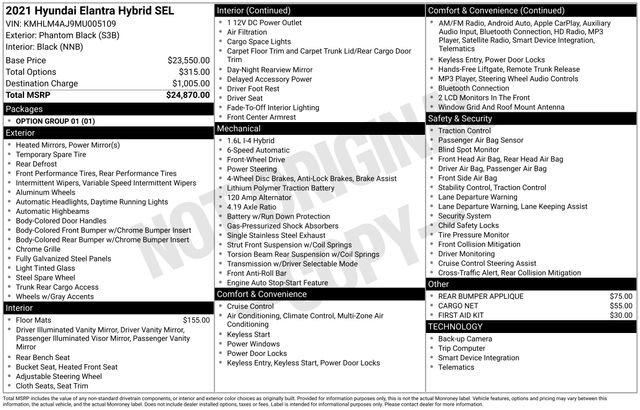 Used 2021 Hyundai Elantra Blue image 36