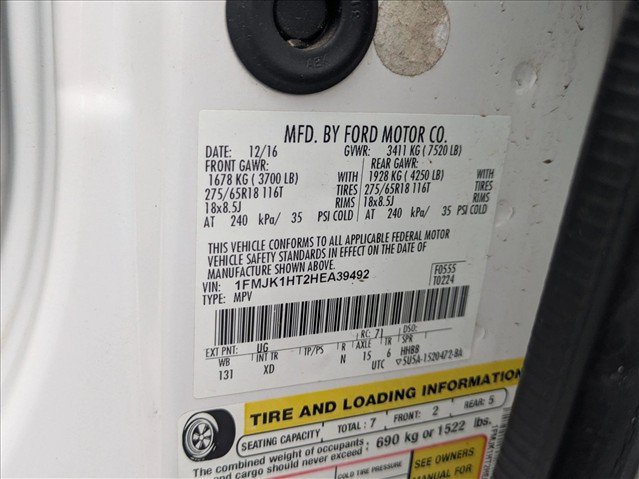 Used 2017 Ford Expedition EL XLT w/ Equipment Group 202A RWD image 24
