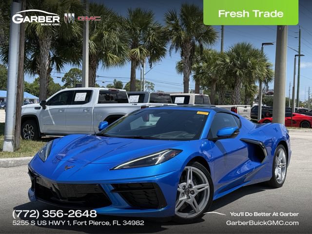 Used 2024 Chevrolet Corvette Stingray Preferred Cpe w/ Stealth Interior Trim Package RWD image 1