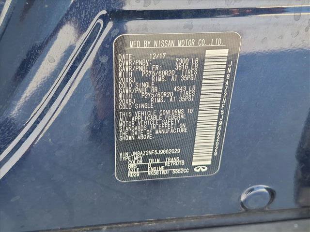 Used 2018 INFINITI QX80 2WD image 15