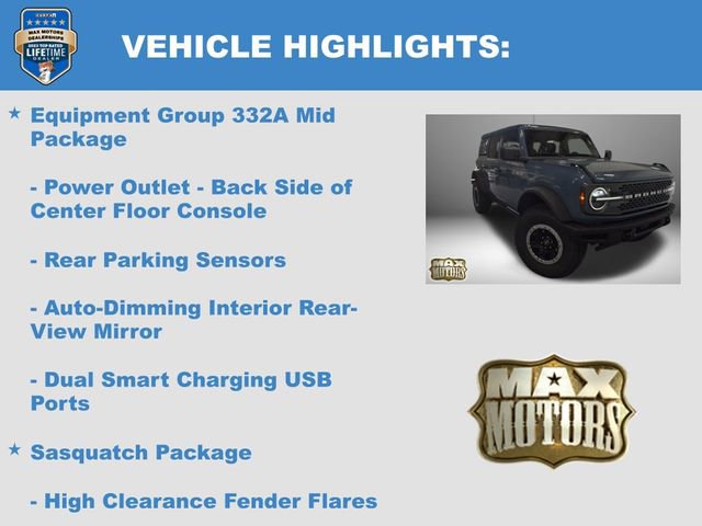 New 2024 Ford Bronco Badlands w/ Sasquatch Package image 11