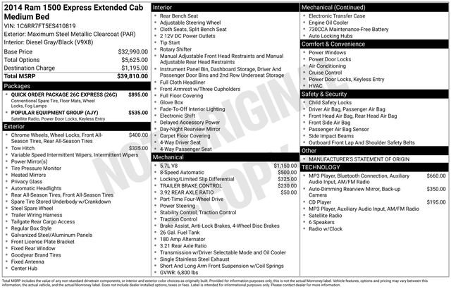 Used 2014 RAM 1500 Express AWD/4WD image 44