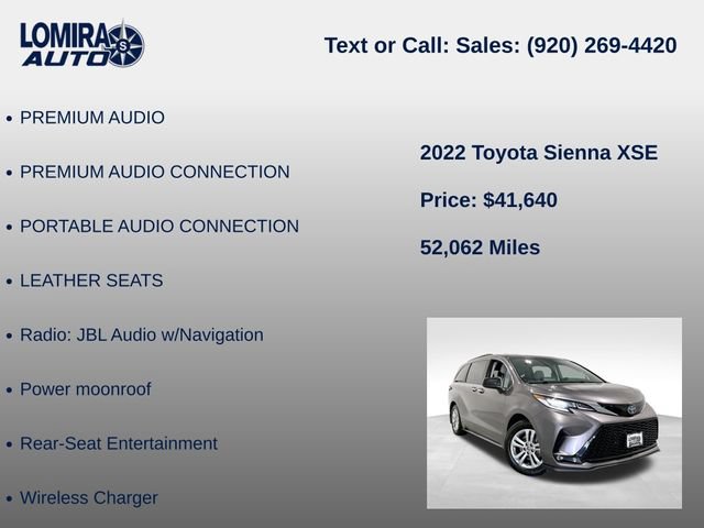 Used 2022 Toyota Sienna XSE AWD/4WD image 21