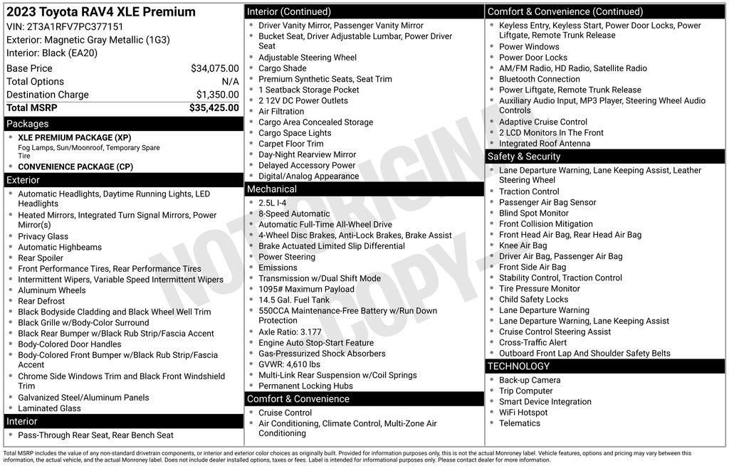 Used 2023 Toyota RAV4 XLE Premium image 10