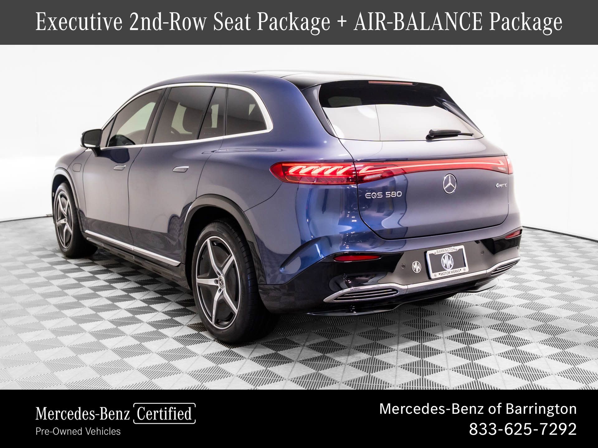 Certified 2023 Mercedes-Benz EQS 580 4MATIC SUV video 3