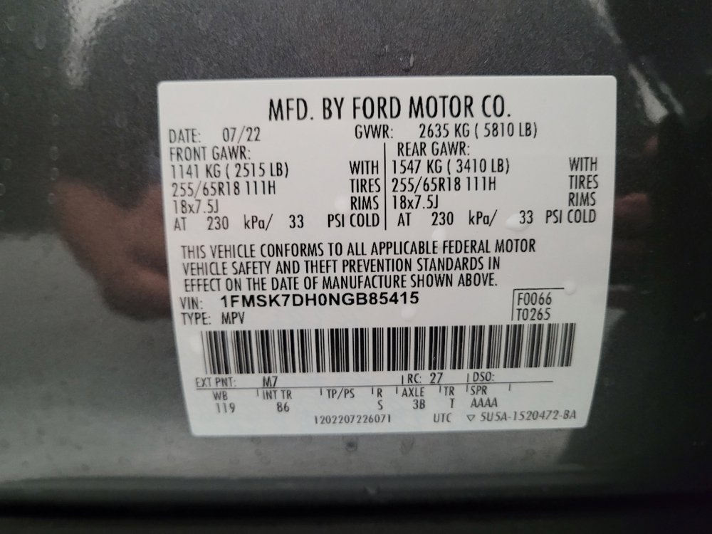 Used 2022 Ford Explorer XLT RWD image 33