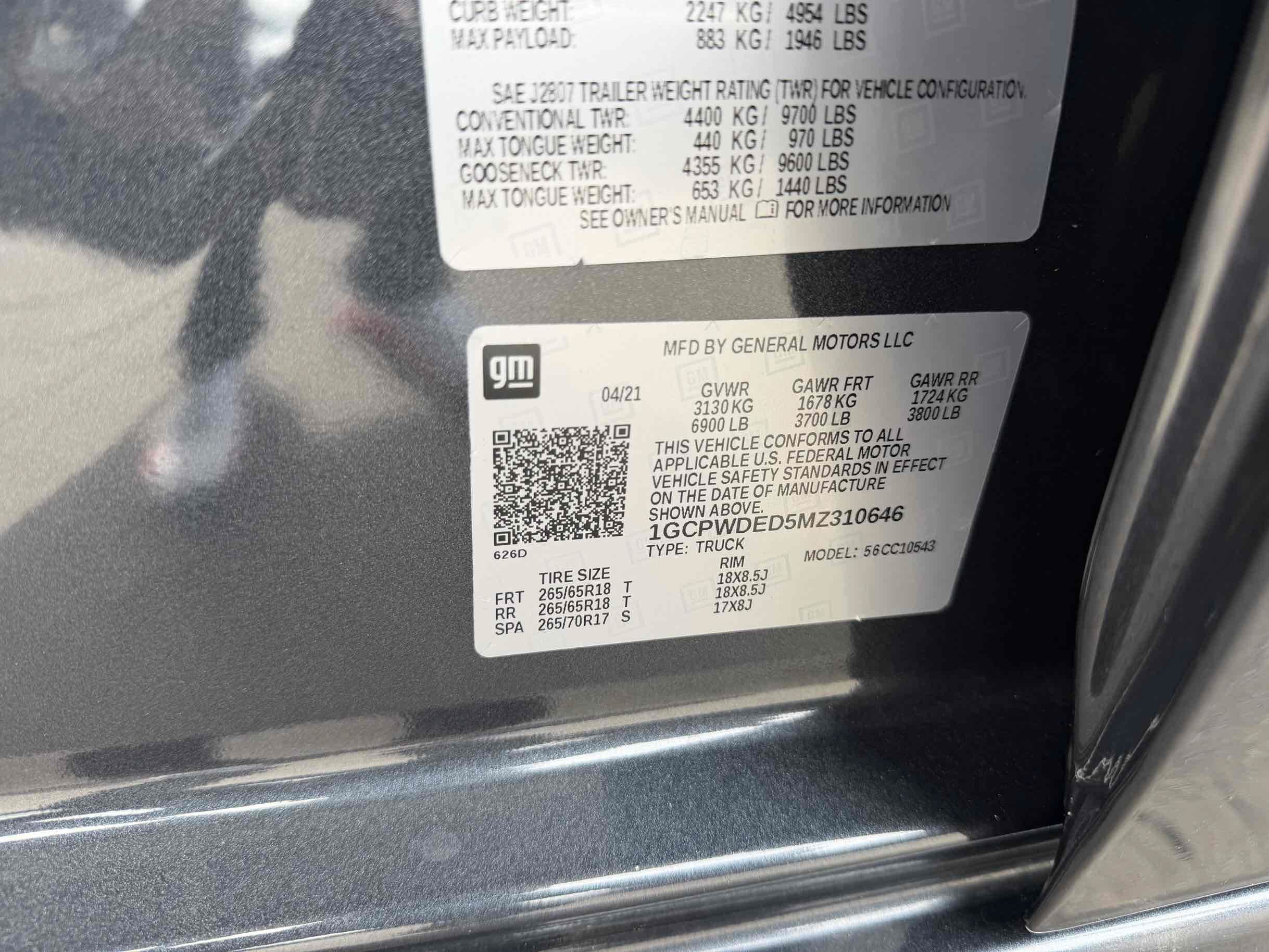 Used 2021 Chevrolet Silverado 1500 RST w/ Bed Protection Package RWD image 17