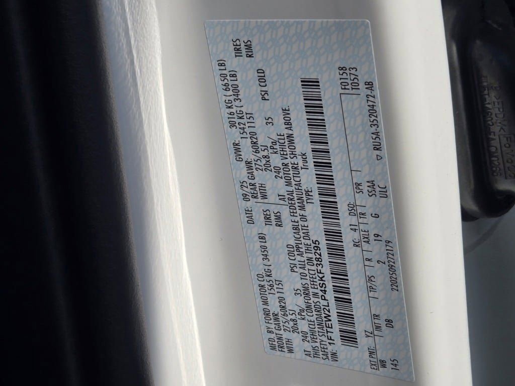 New 2025 Ford F150 STX w/ Equipment Group 200A image 11