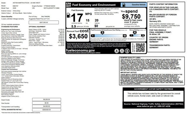 New 2026 Aston Martin DBX 707 image 26