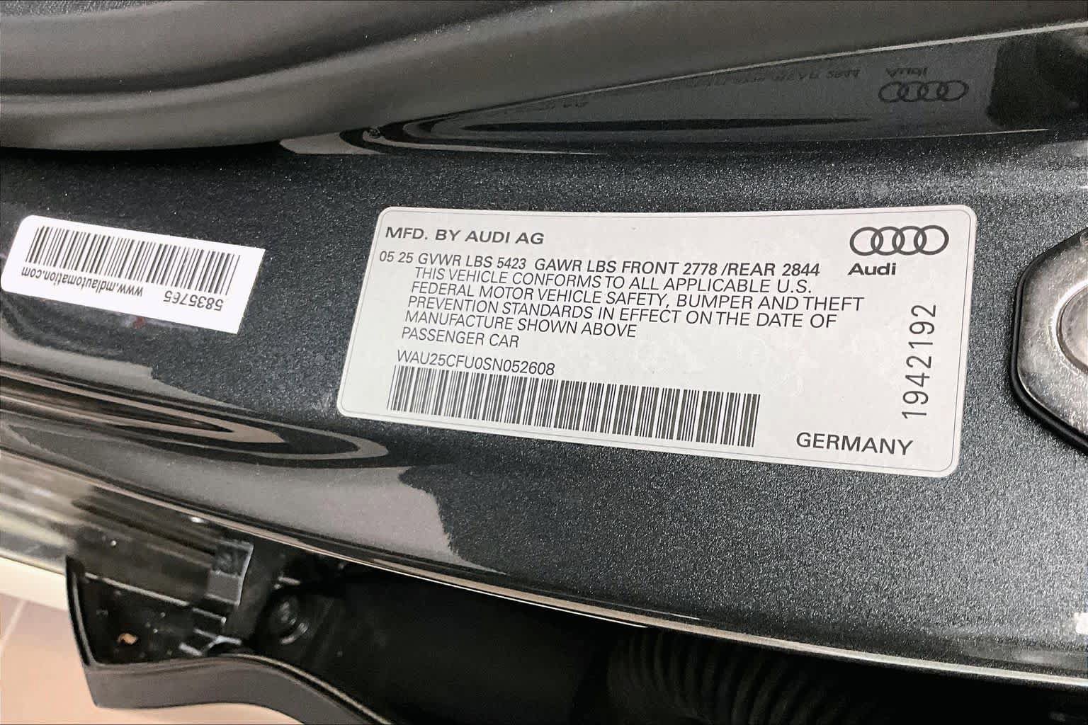 Used 2025 Audi S5 Premium Plus w/ Premium Plus Package AWD/4WD image 33