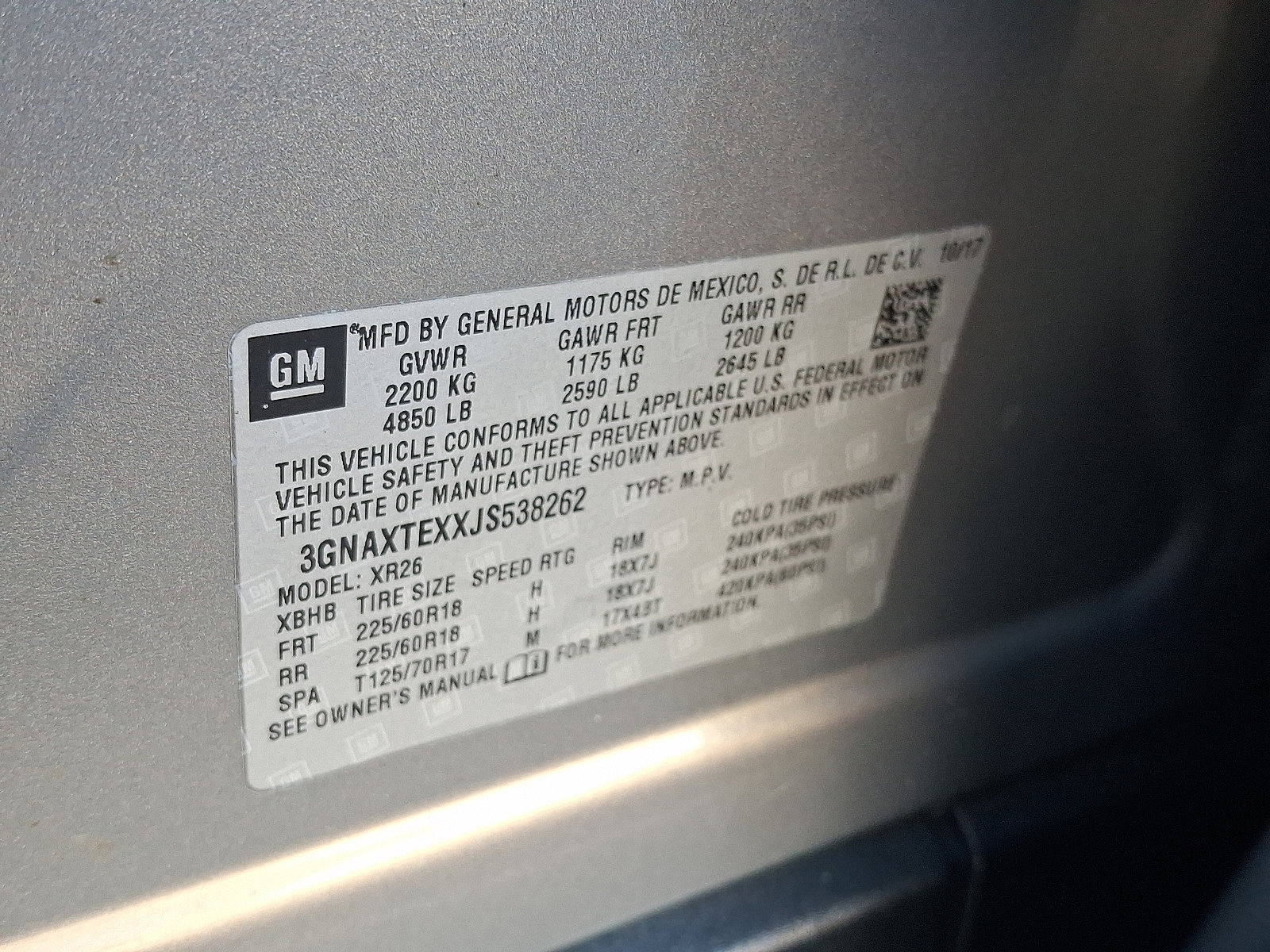 Used 2018 Chevrolet Equinox LT image 26