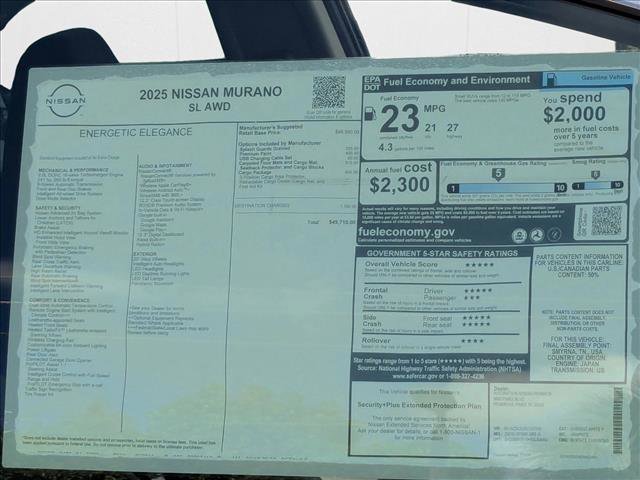 New 2025 Nissan Murano SL w/ Cargo Package image 16
