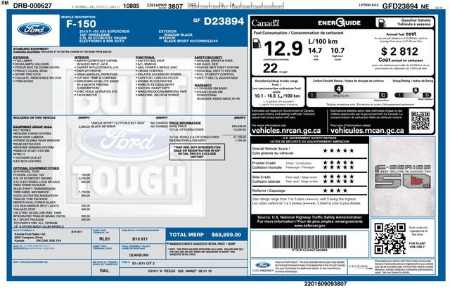 Used 2016 Ford F150 XLT w/ Equipment Group 302A Luxury image 29