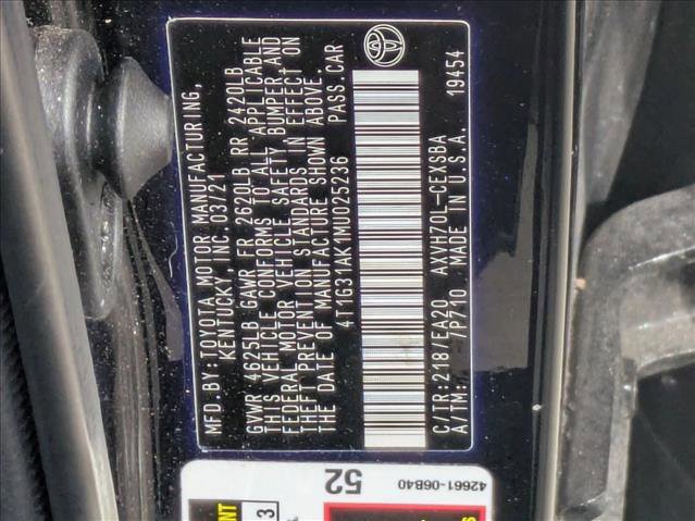 Used 2021 Toyota Camry SE image 16