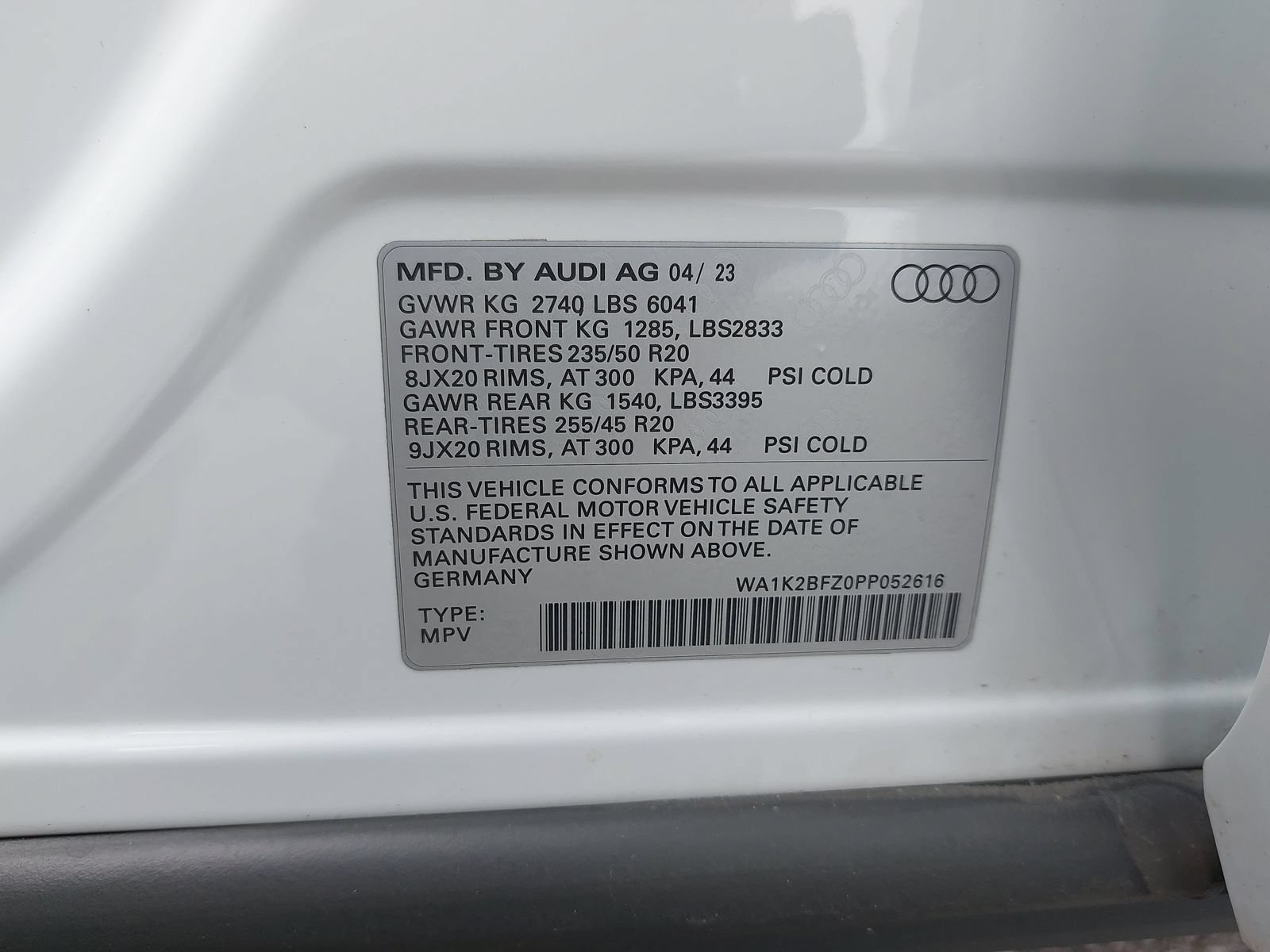 Certified 2023 Audi Q4 e-tron Premium w/ Convenience Package AWD/4WD image 41