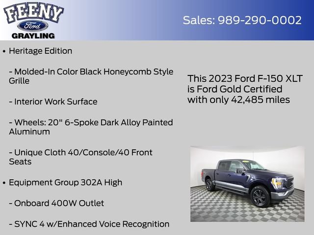 Certified 2023 Ford F150 XLT w/ Equipment Group 302A High AWD/4WD image 9