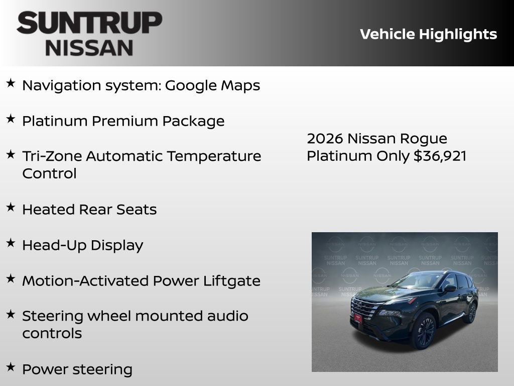 New 2026 Nissan Rogue Platinum AWD/4WD image 8
