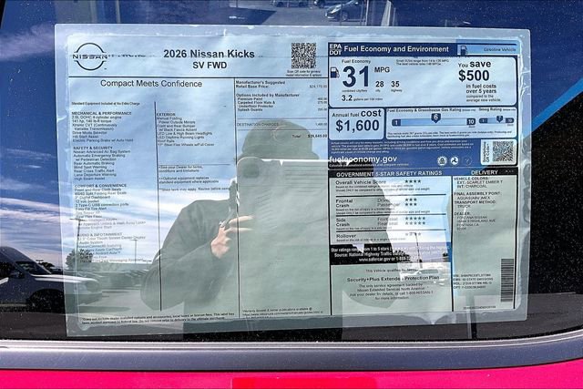 New 2026 Nissan Kicks SV image 12