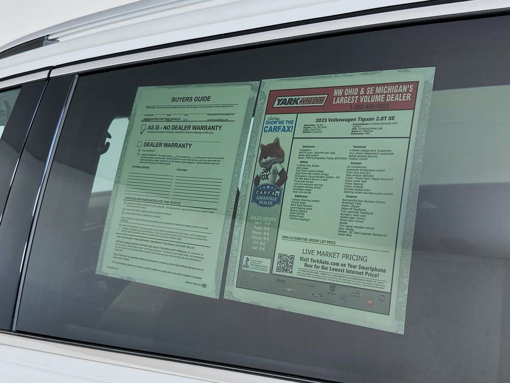 Used 2023 Volkswagen Tiguan SE FWD image 13