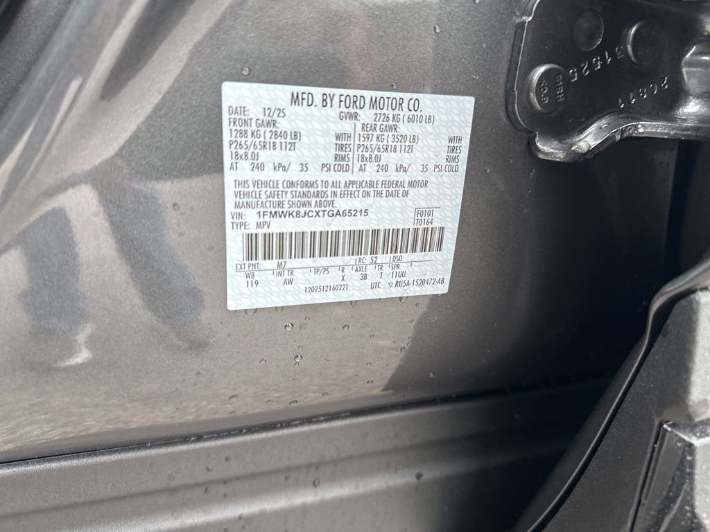 New 2026 Ford Explorer Tremor w/ Tremor Ultimate Package image 50