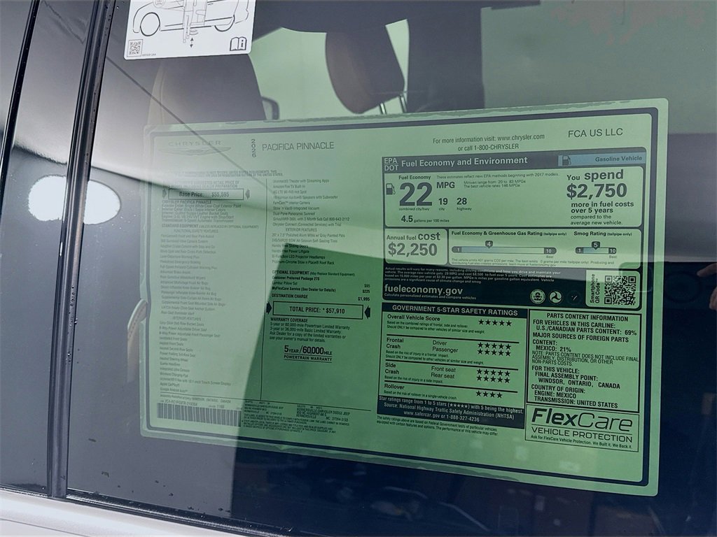 New 2026 Chrysler Pacifica Pinnacle image 21