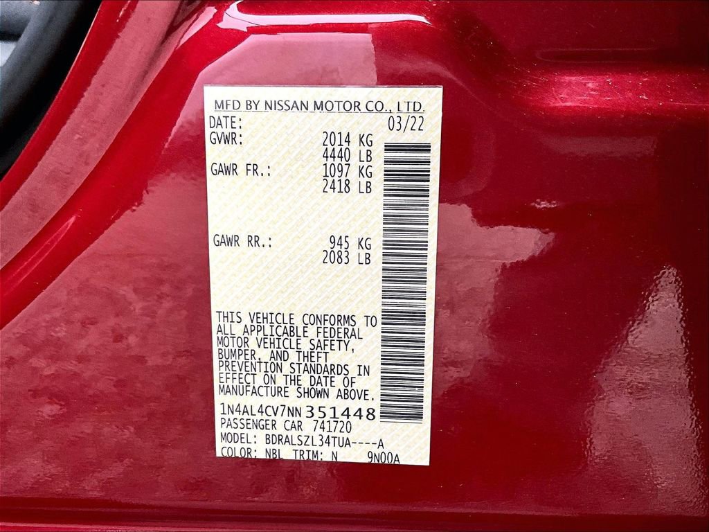 Used 2022 Nissan Altima 2.0 SR image 29