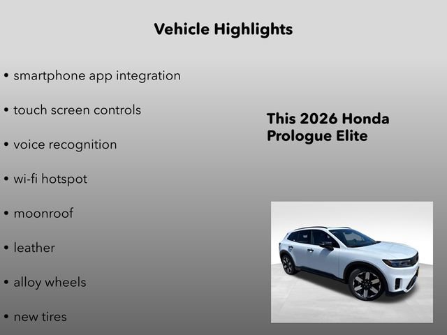 New 2026 Honda Prologue Elite image 15