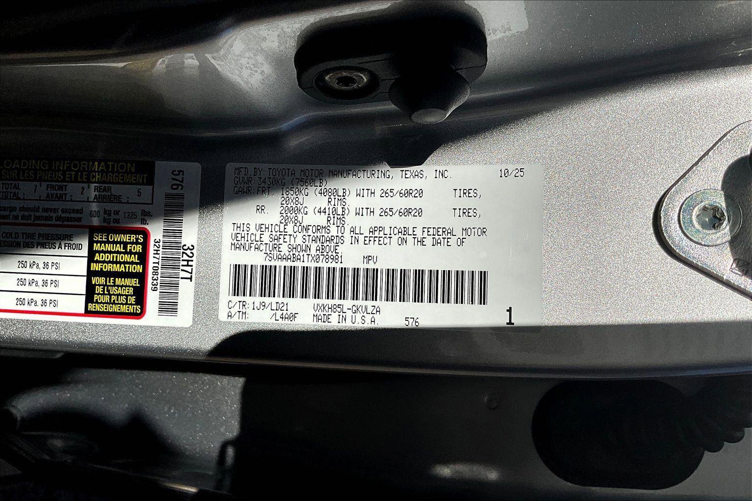 New 2026 Toyota Sequoia Limited image 13