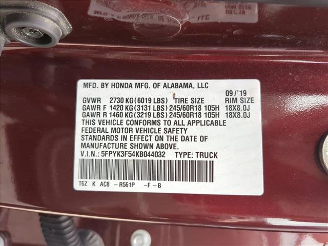 Used 2019 Honda Ridgeline RTL image 26