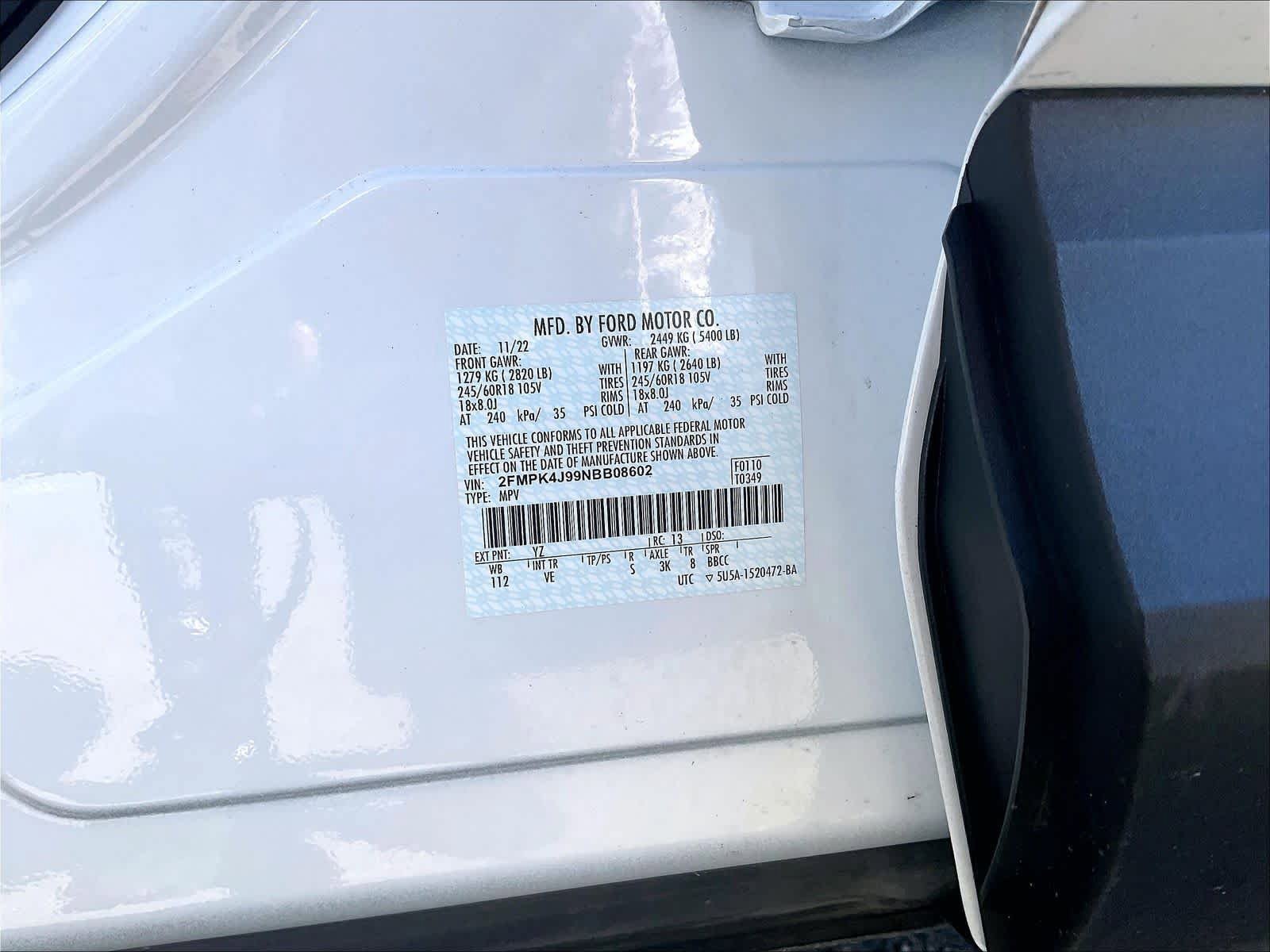 Used 2022 Ford Edge SEL w/ Convenience Package AWD/4WD image 33