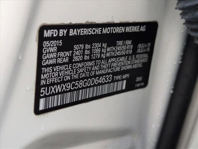 Used 2016 BMW X3 xDrive28i image 25