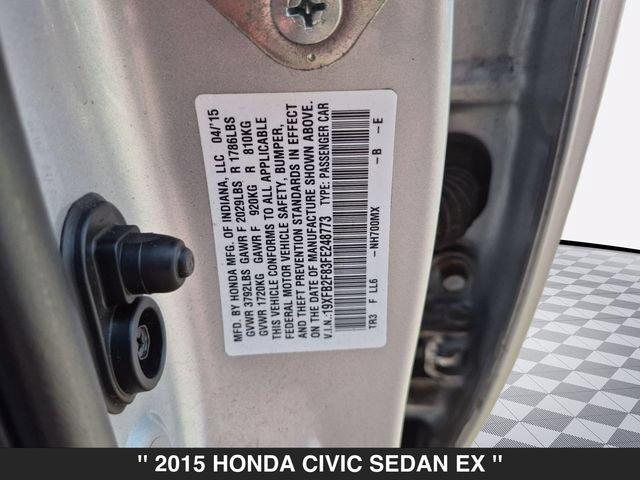 Used 2015 Honda Civic EX image 35