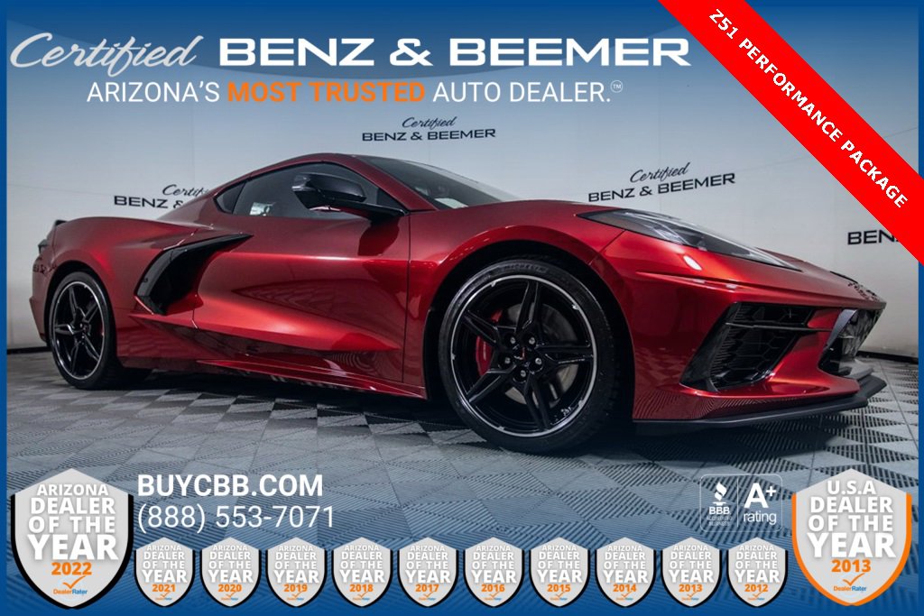 Used 2022 Chevrolet Corvette Stingray Premium Cpe w/ Z51 Performance Package