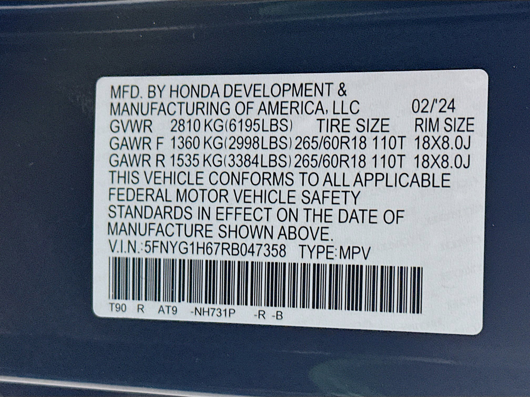Used 2024 Honda Pilot TrailSport image 12