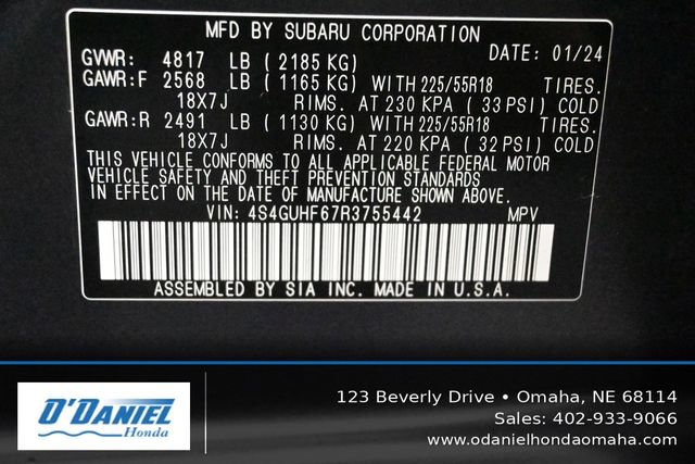 Used 2024 Subaru Crosstrek 2.5i Sport AWD/4WD image 43
