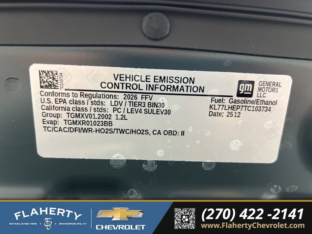 New 2026 Chevrolet Trax LT w/ LT Convenience Package image 17