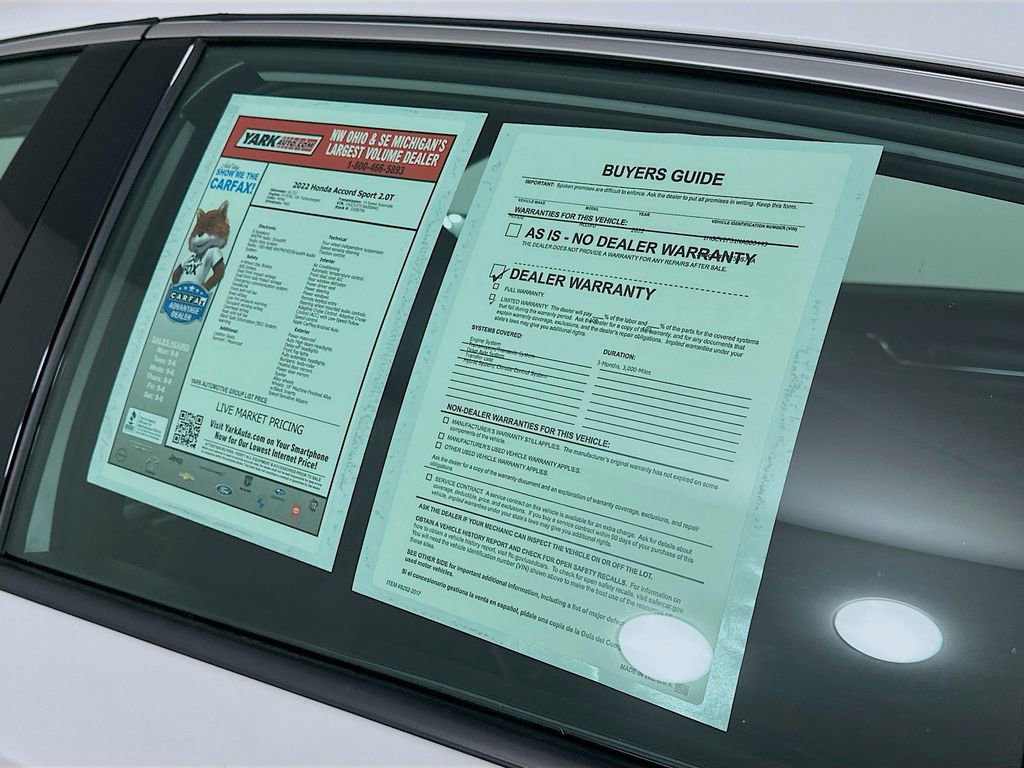 Used 2022 Honda Accord Sport image 13