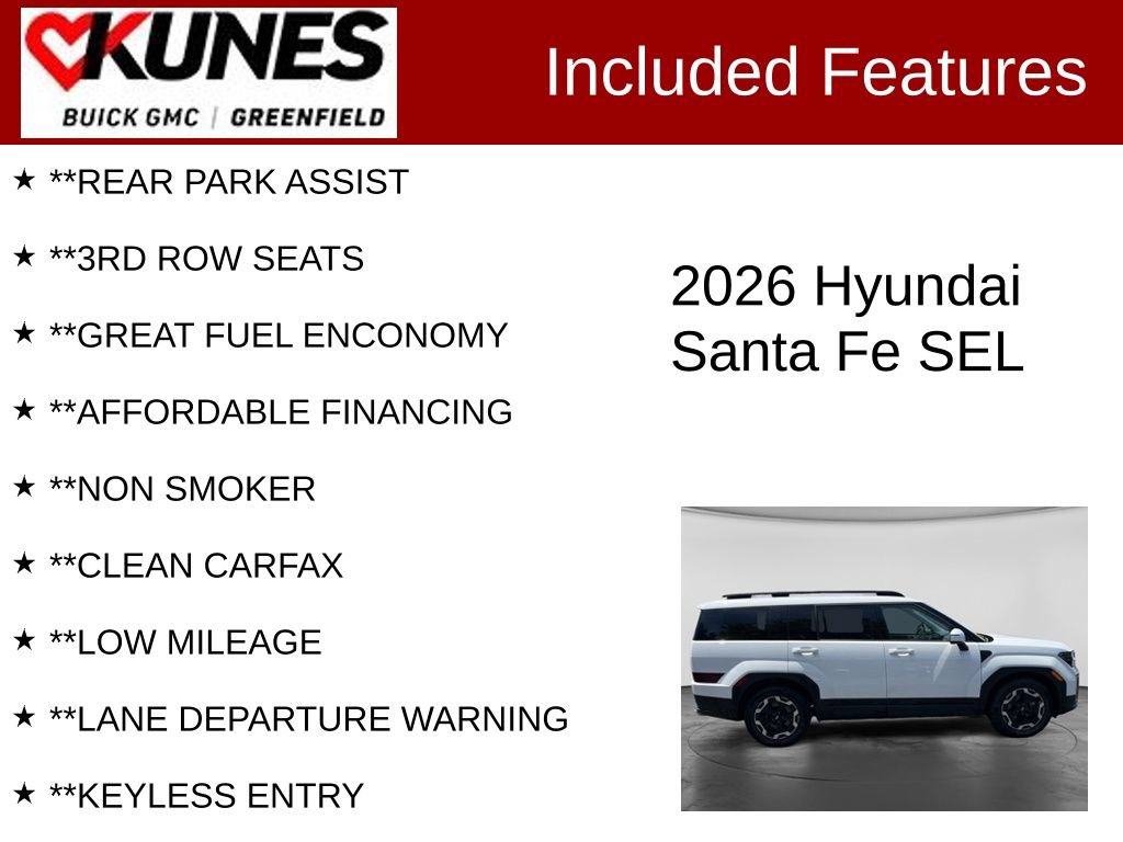 Used 2026 Hyundai Santa Fe SEL AWD/4WD image 3