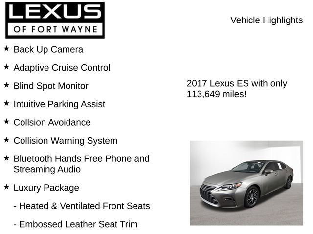 Used 2017 Lexus ES 350 w/ Luxury Package image 7