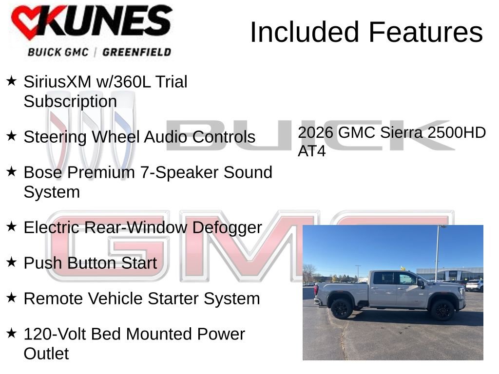 New 2026 GMC Sierra 2500 AT4 w/ AT4 Premium Plus Package image 4