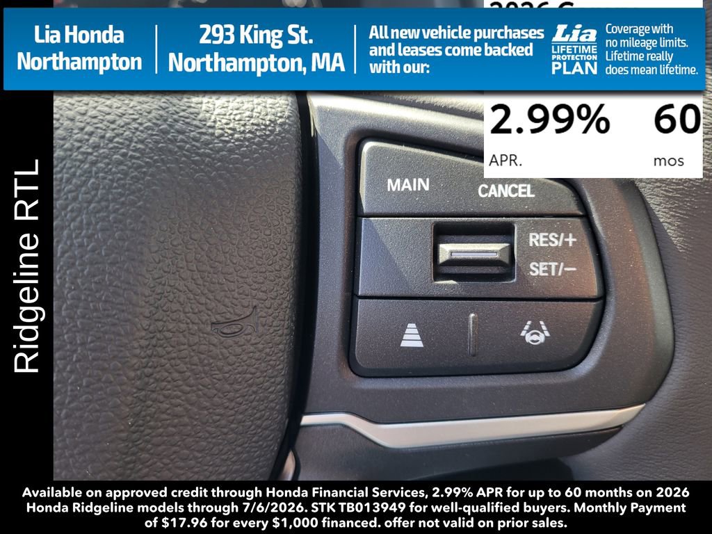New 2026 Honda Ridgeline RTL image 20