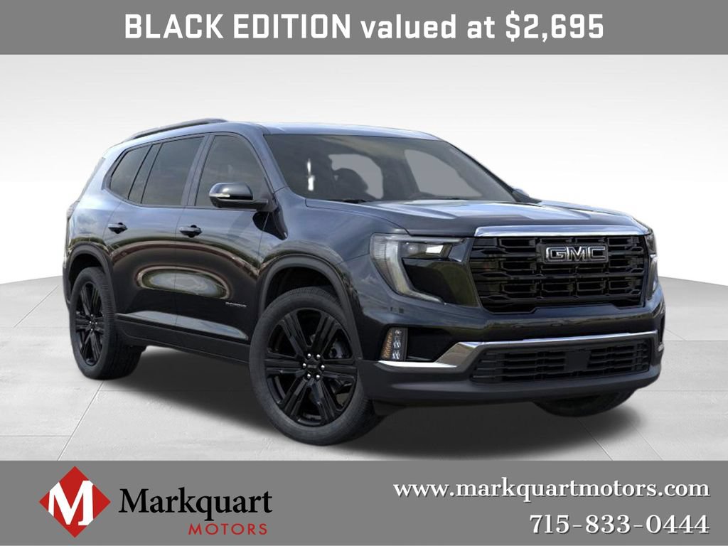 New 2026 GMC Acadia Elevation w/ Black Edition