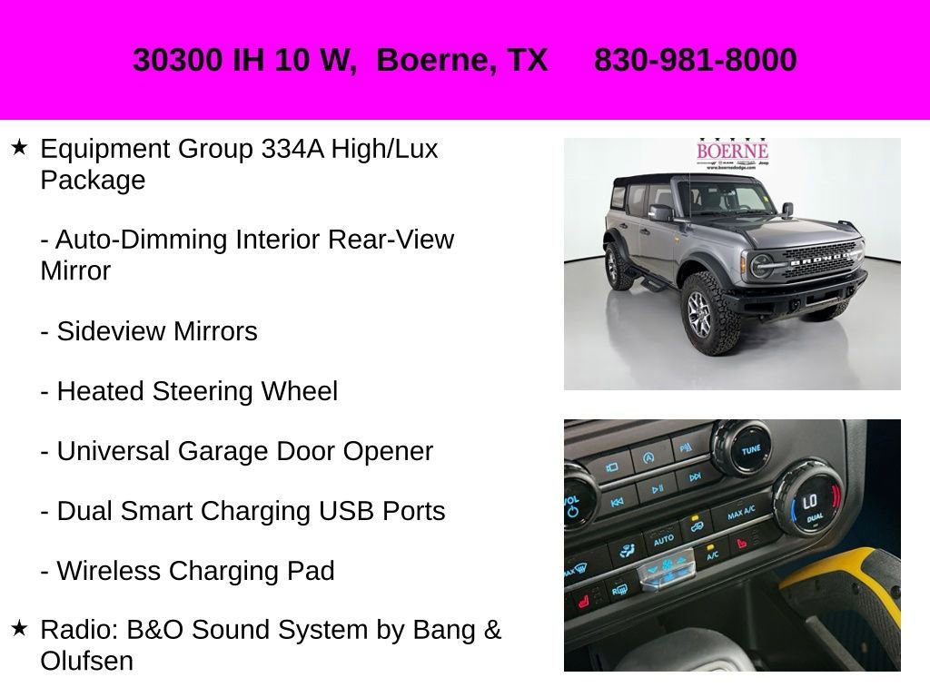 Used 2024 Ford Bronco Badlands image 33