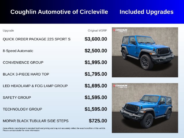 Used 2025 Jeep Wrangler Sport AWD/4WD image 3