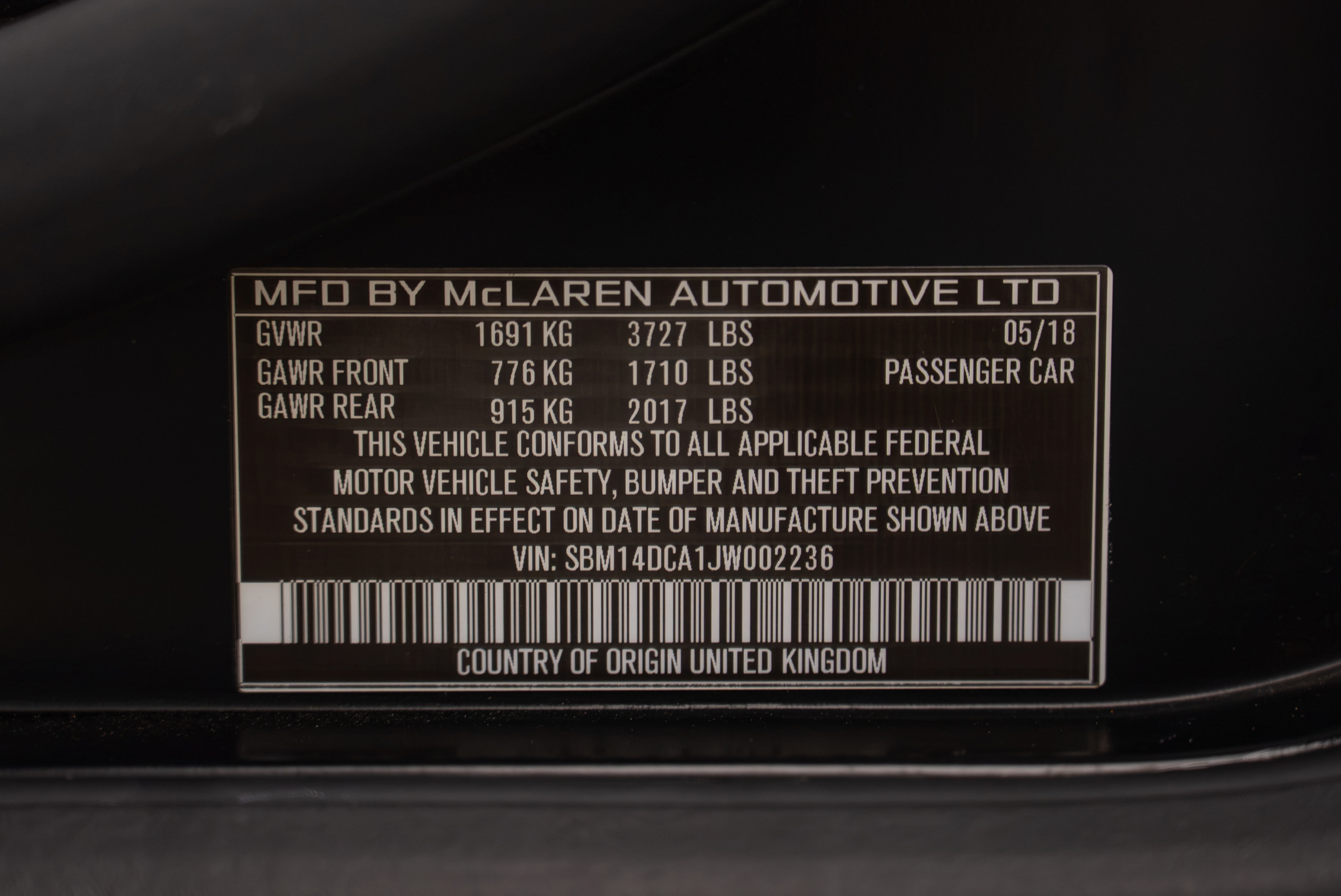 Used 2018 McLaren 720S Performance RWD image 21