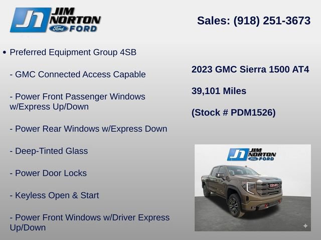 Used 2023 GMC Sierra 1500 AT4 w/ AT4 Premium Package image 8