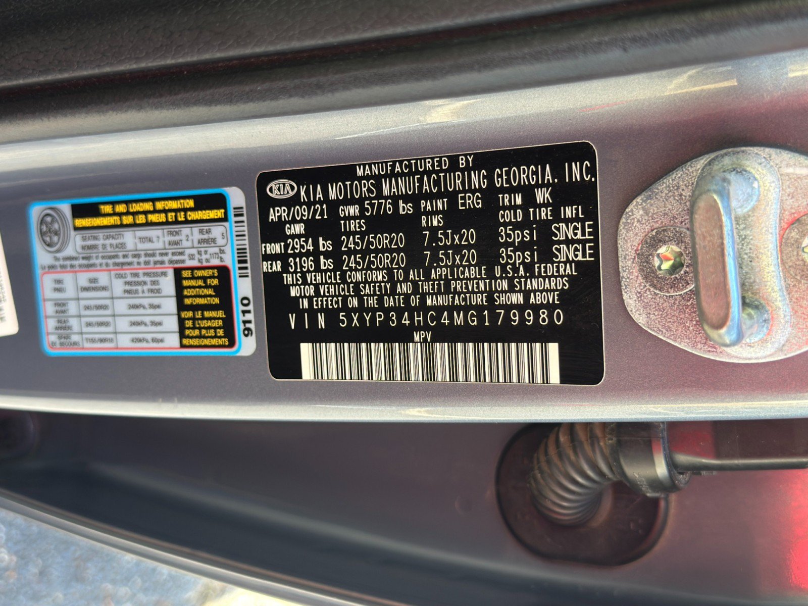 Used 2021 Kia Telluride EX w/ EX Premium Package FWD image 44