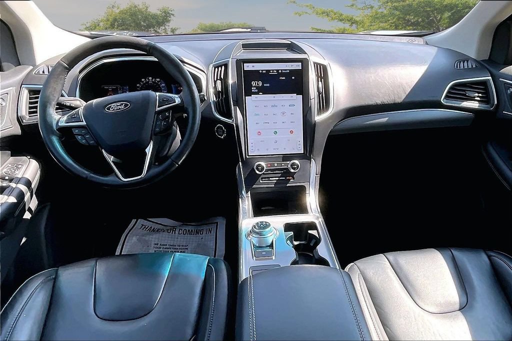 Used 2021 Ford Edge Titanium w/ Cargo Accessory Package FWD image 16
