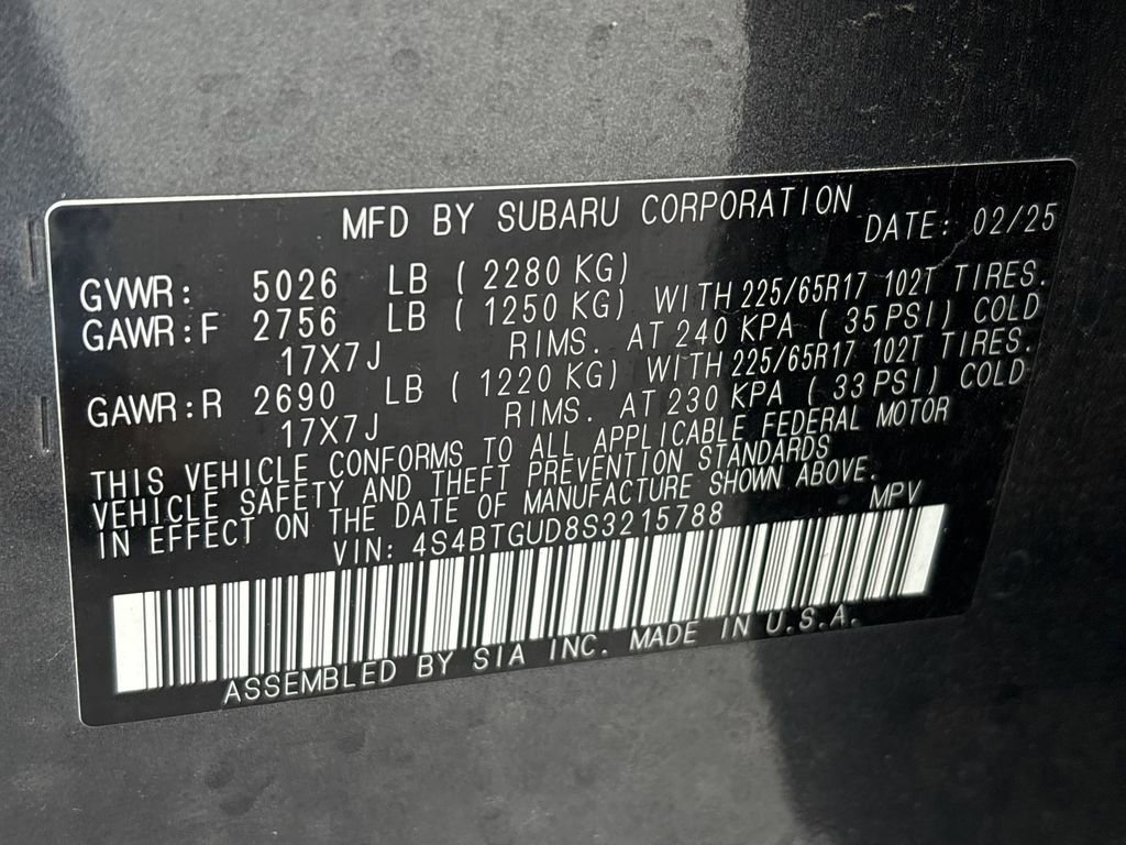 Used 2025 Subaru Outback Wilderness w/ Wilderness Package image 37